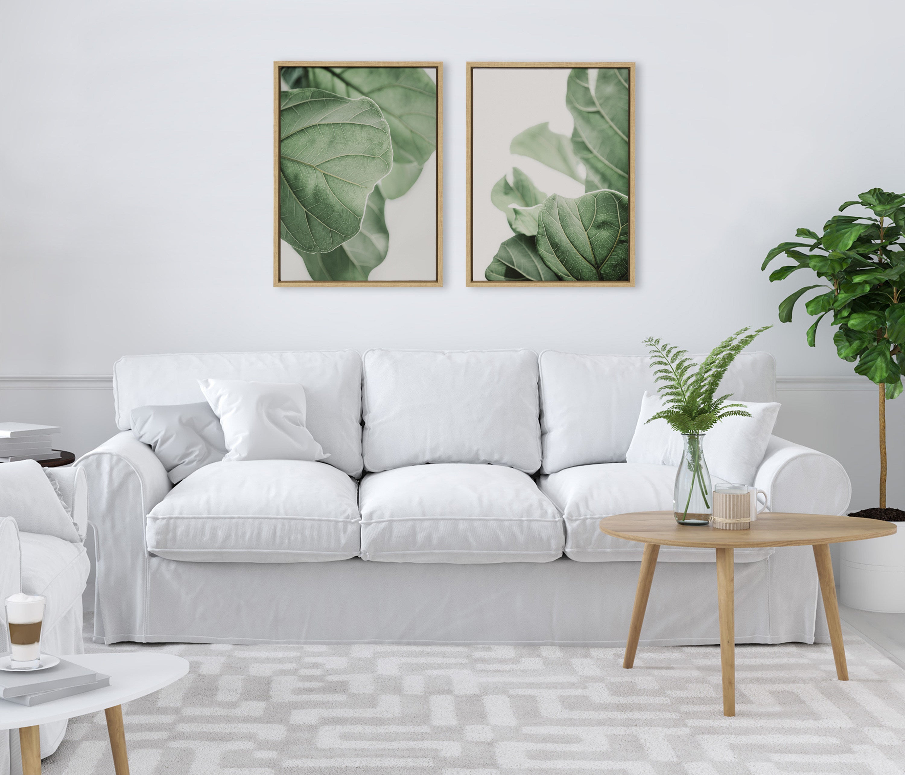Art Set 2 Piece Set 18x24 Sylvie Natural 5