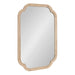 Scallop Mirror Natural Beige 24x36 1