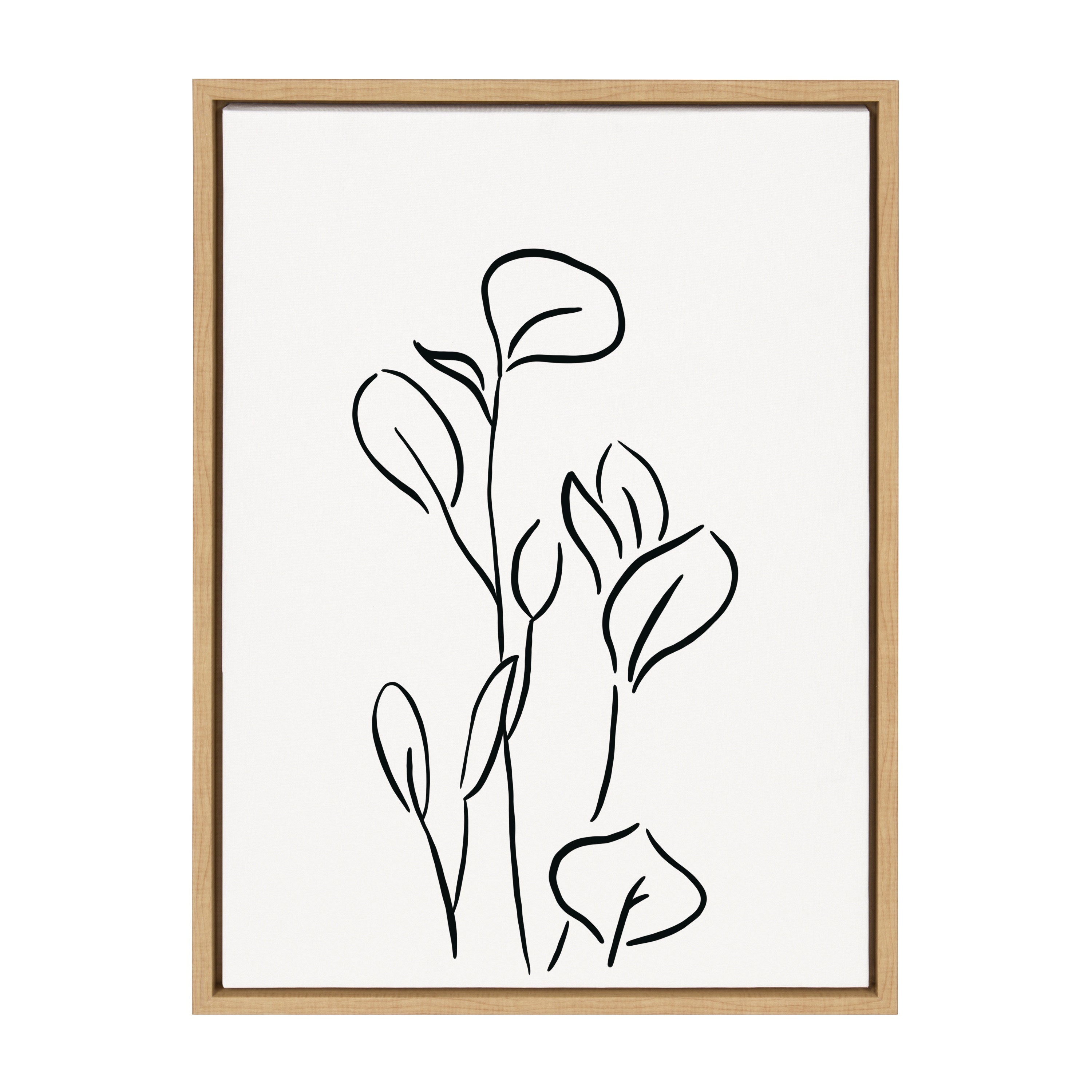 Framed Canvas Sylvie Natural 18x24 1