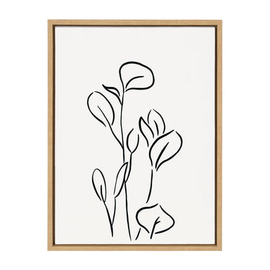 Framed Canvas Sylvie Natural 18x24 1