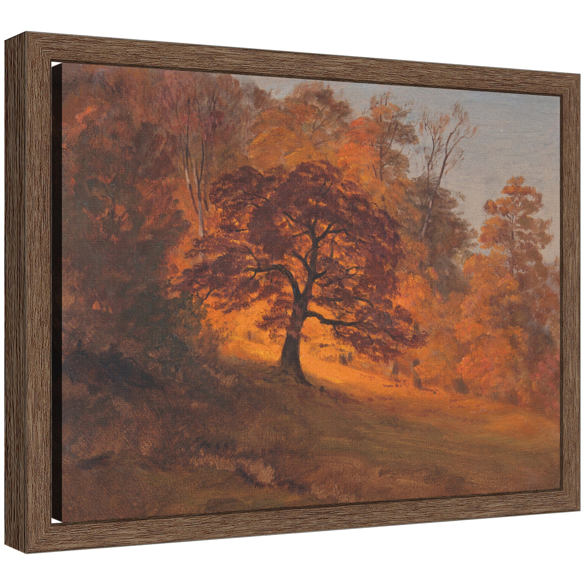 Framed Canvas 13x10 Sylvie Walnut 1