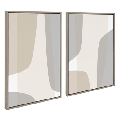 Art Set 2 Piece Set 23x33 Sylvie Graywash 2