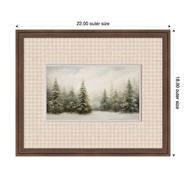Framed Art Florence Medium Brown 22x18 2