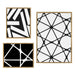 Art Set 3 Piece Set Sylvie Dark Gold 1