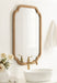 Scallop Mirror Gold 24x36 6
