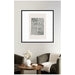 Framed Art Svelte Noir Black 37x37 6