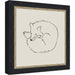 Mounted Canvas 12 x 12 Belmont Black 1