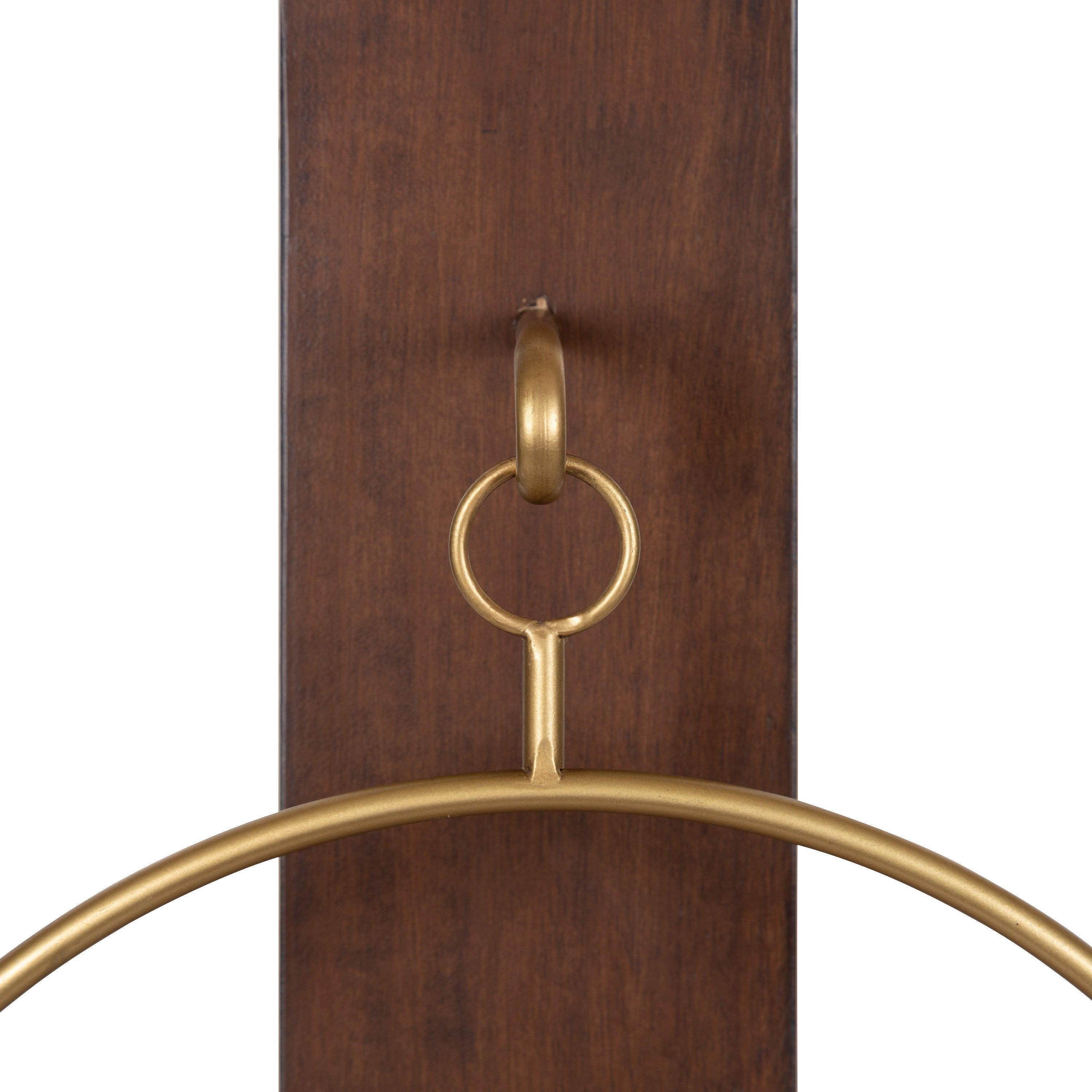Wall Sconce Walnut Brown 13x24 5