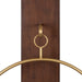 Wall Sconce Walnut Brown 13x24 5