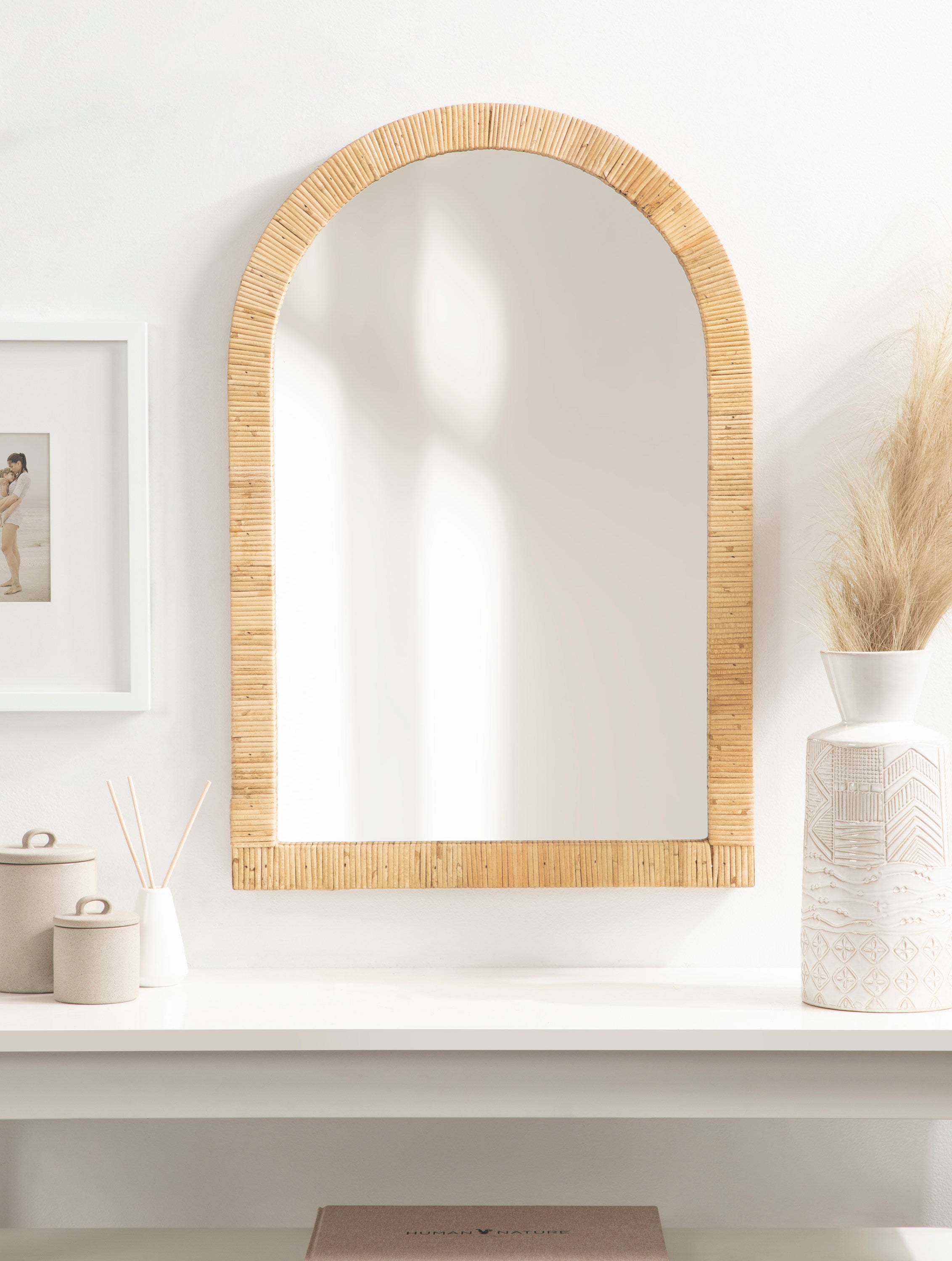 Arch Mirror 20x30 Natural 7