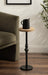 Drink Table Natural Black 9x9x22 7