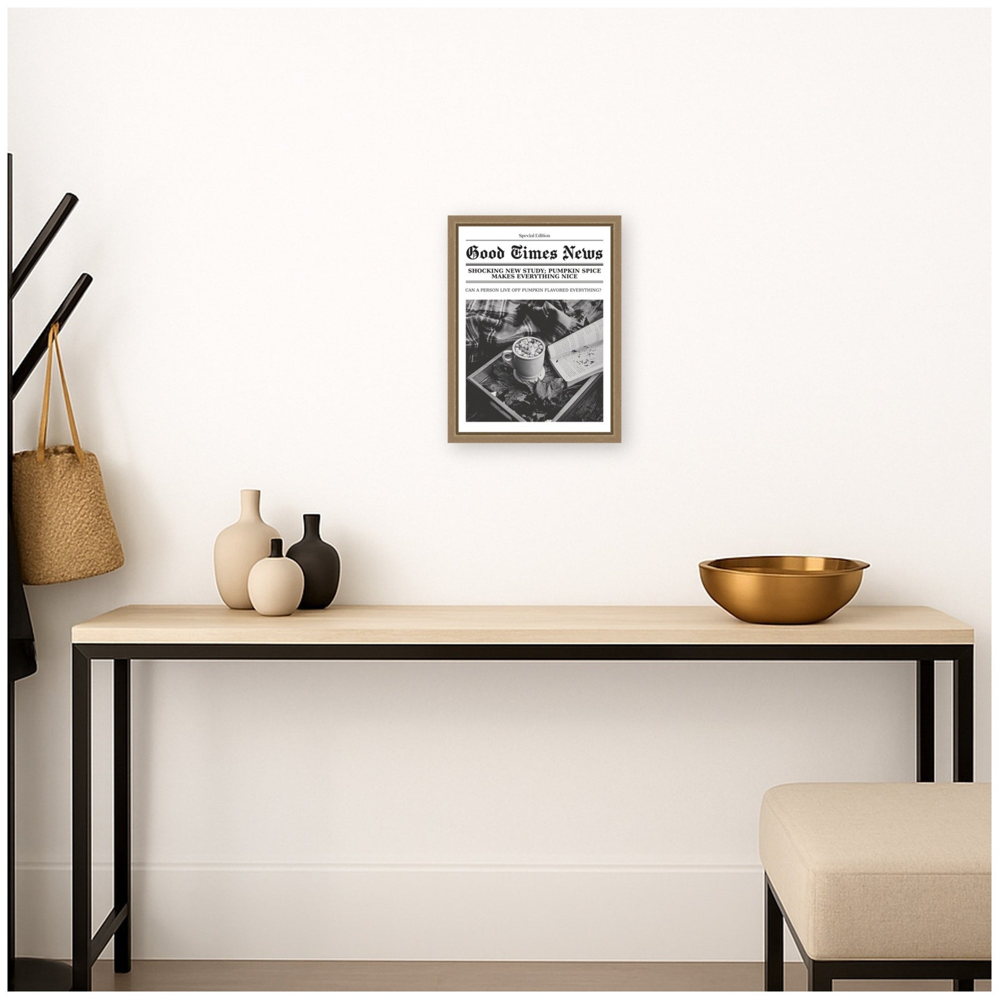 Framed Canvas 10x13 Sylvie Dark Gold 5