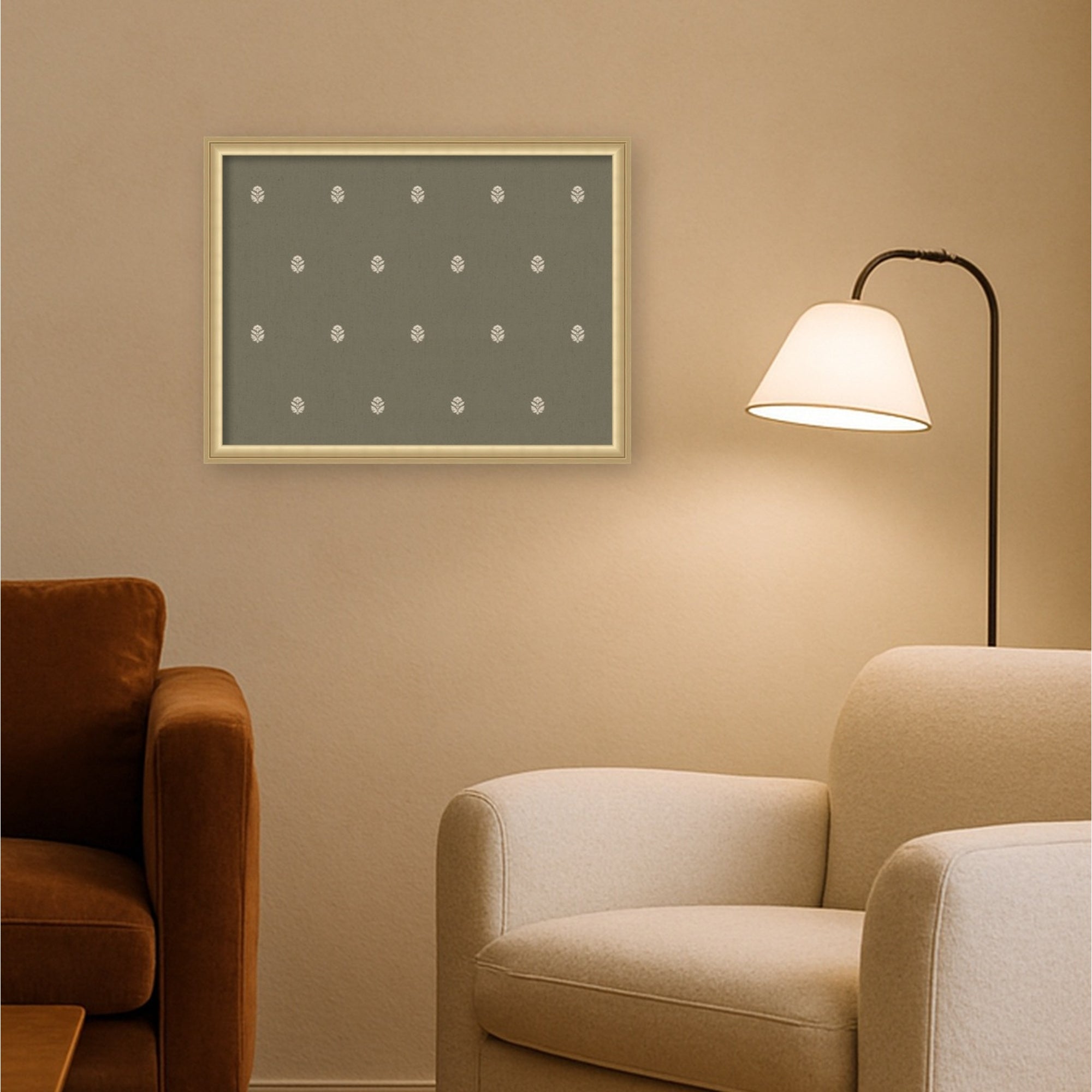 Magnetic Canvas 26x20 Florence Gold 6