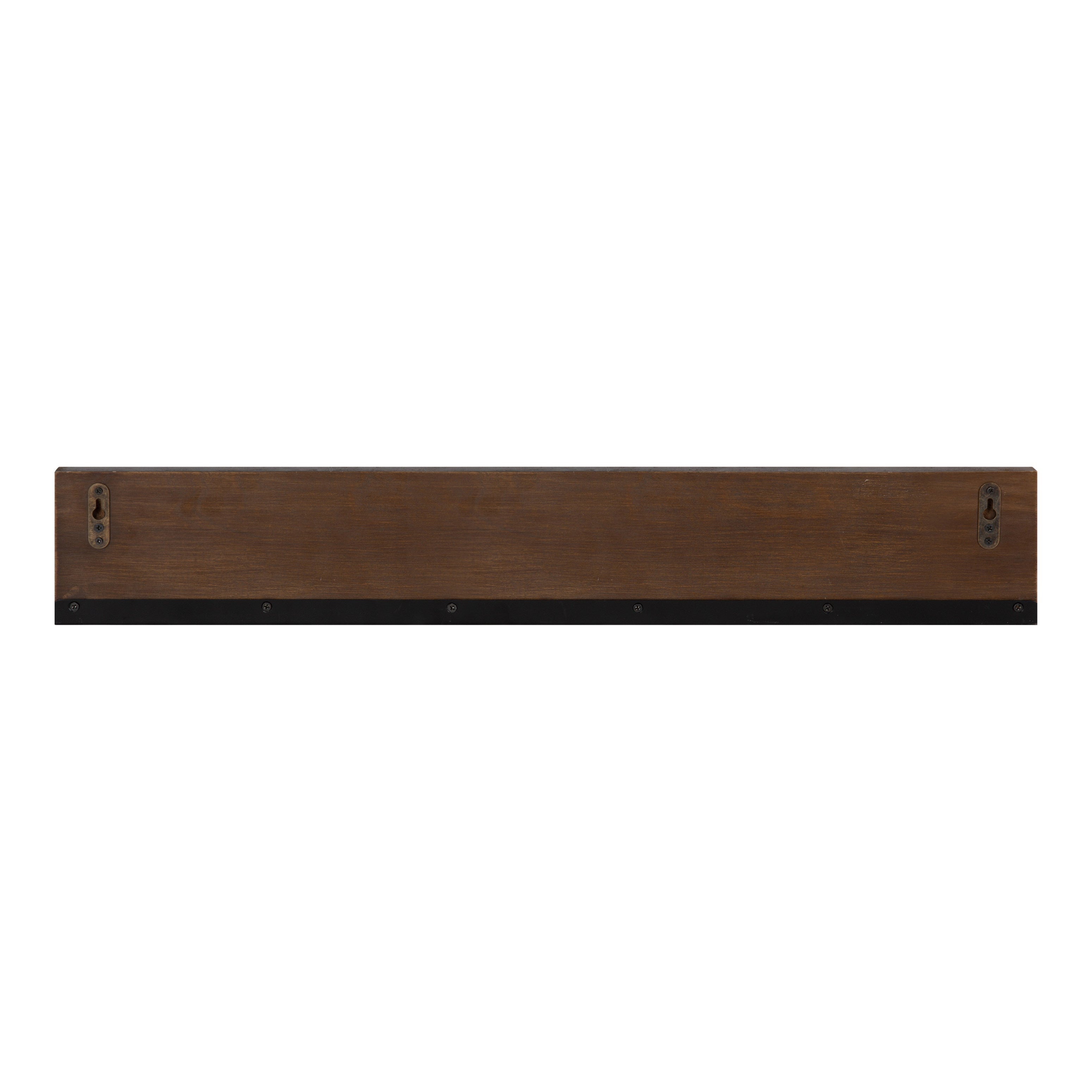 Floating Shelf Walnut Brown Black 30x4 5