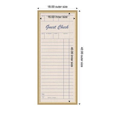 Pinboard Florence Gold 18x42 2