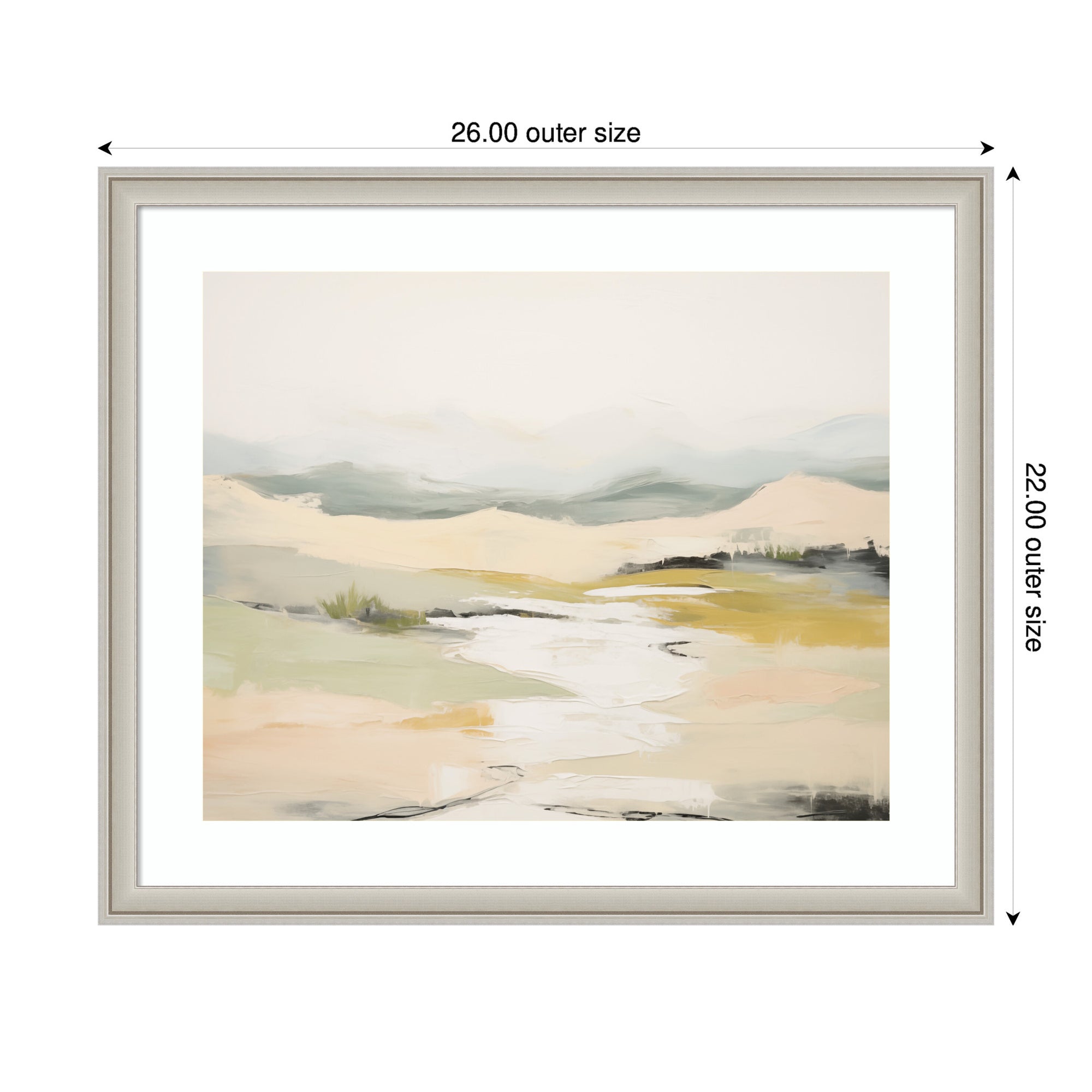 Tranquil Landscape No. 1 by Amy Lighthall Framed Wall Art Print