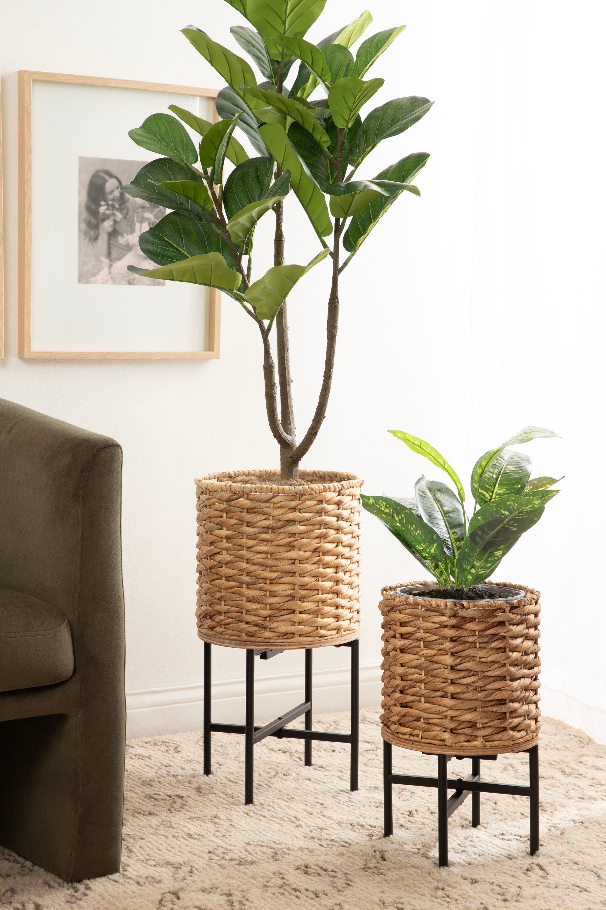 Wikstrom Woven Planter Set
