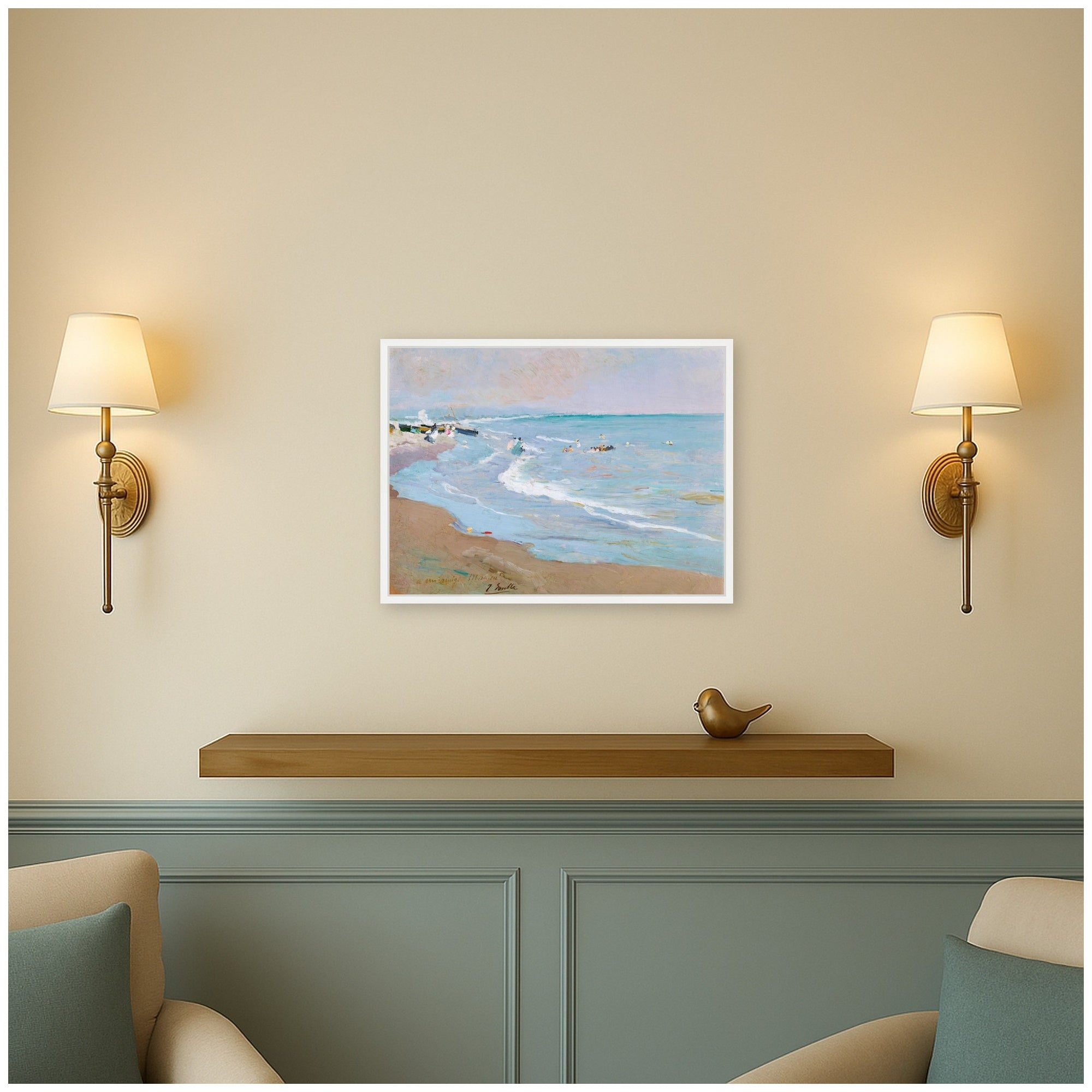 Framed Canvas Sylvie White 24x18 5