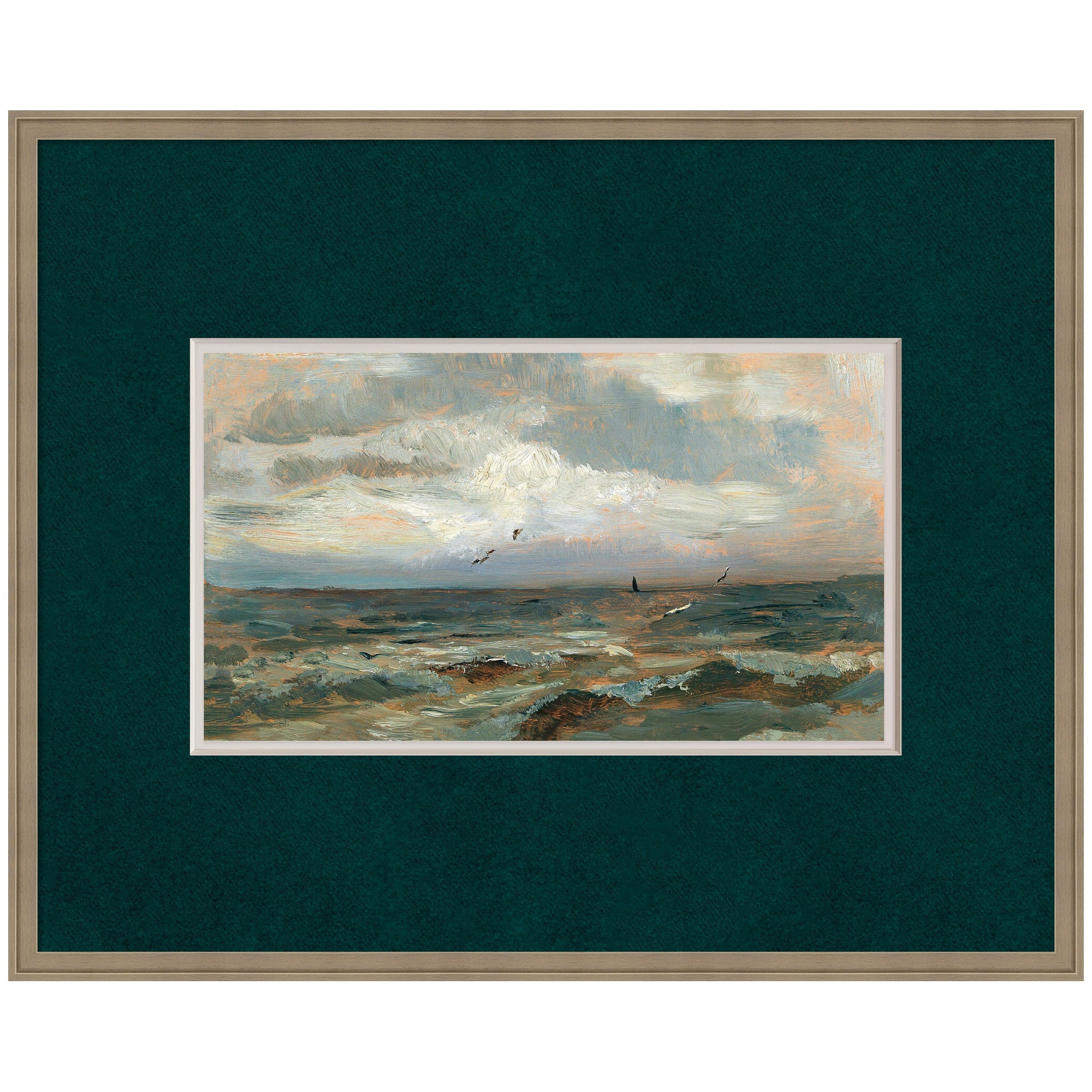 Framed Art 42x34 Florence Light Brown 1