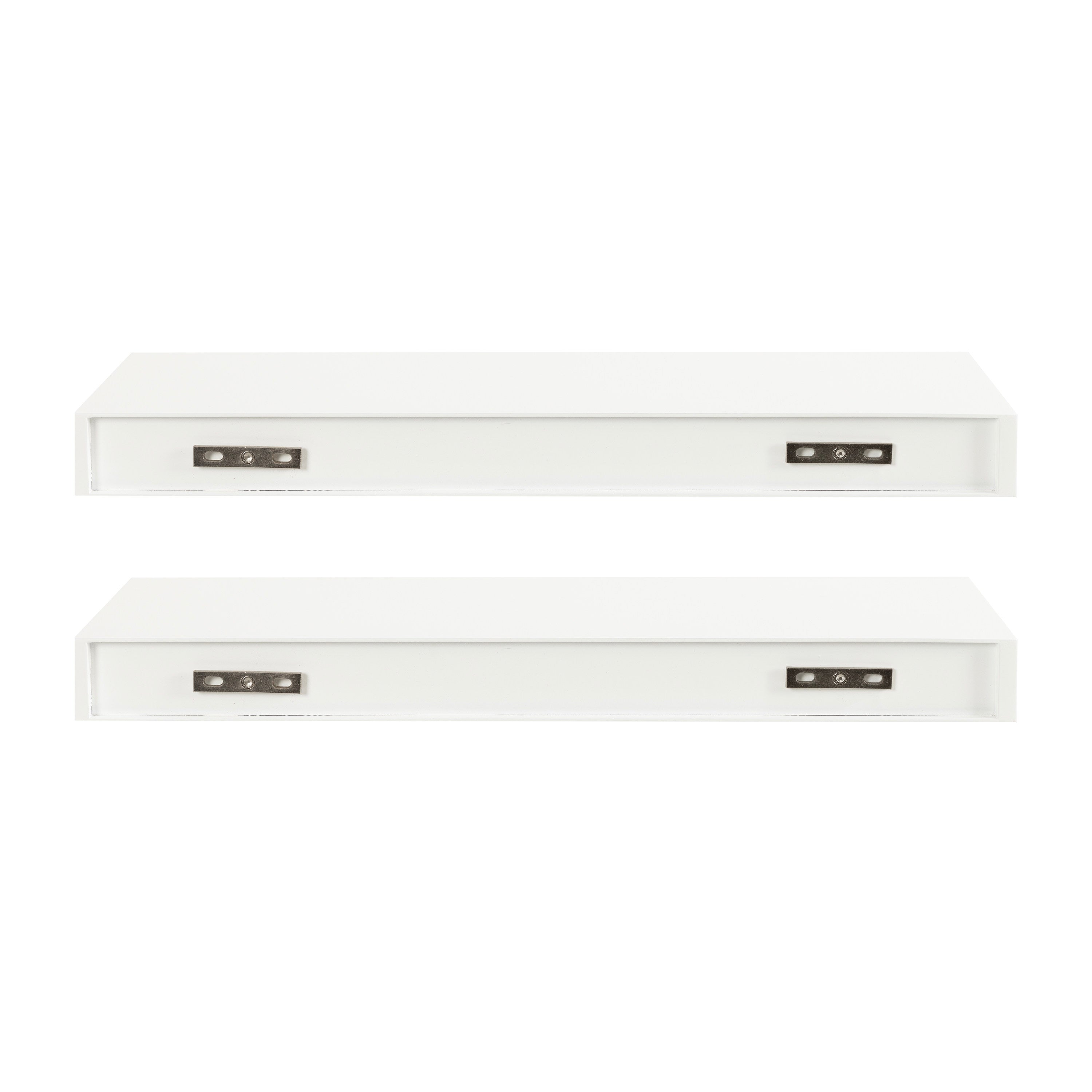 Floating Shelf 2 Piece 24 Inch White 4
