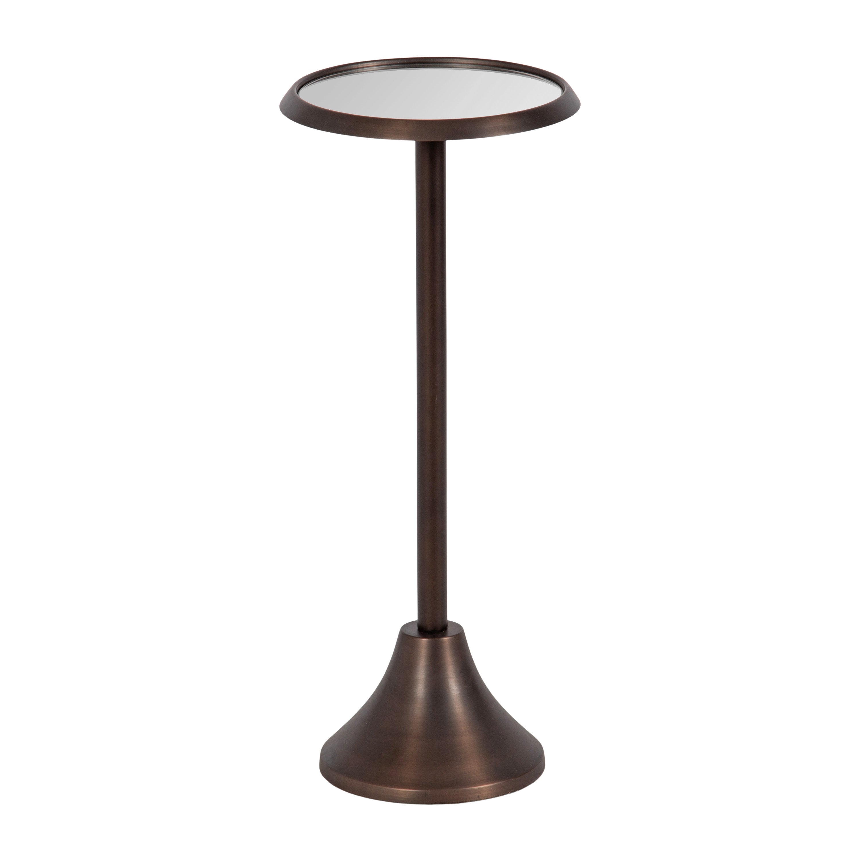 Drink Table Mirror Bronze 10x10x23 1