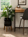 Freestanding Planter Black 11" Diameter 8