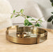 Single Tray Gold 15" Diameter 7