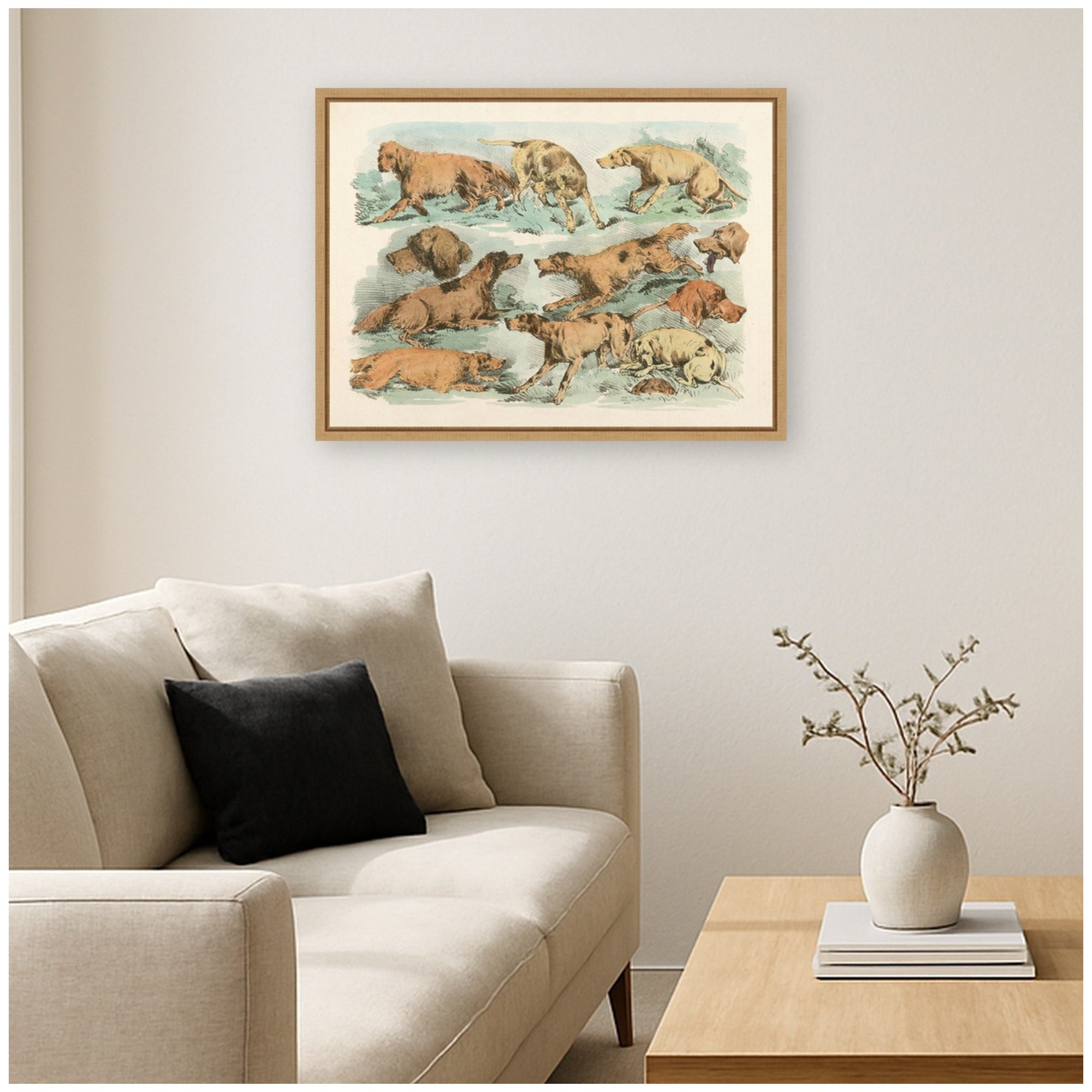 Framed Canvas 24x18 Sylvie Natural 7