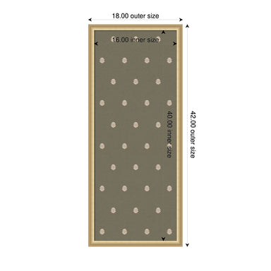 Pinboard Florence Gold 18x42 2