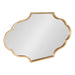 Scallop Mirror Gold 23x37 1