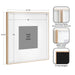Wall Frame 16x16 matted to 8x8 White Natural 2