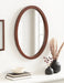 Oval Walnut Brown 18x24 6