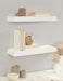 Floating Shelf 2 Piece 24 Inch White 7