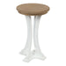 Side Table Rustic Brown 16" Diameter 1