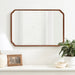 Scallop Mirror Brown 24x36 7