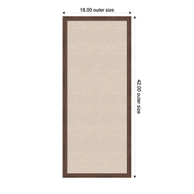 Pinboard 18x42 Florence Medium Brown 2