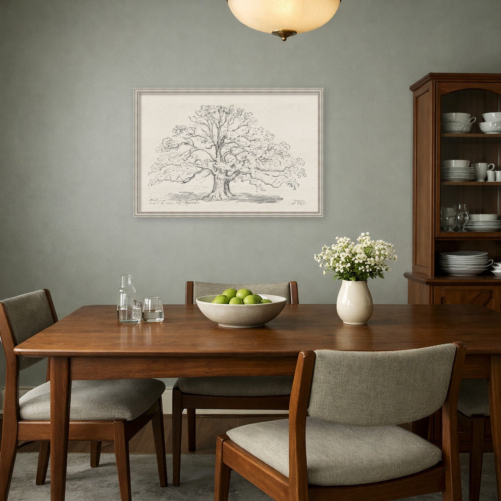 Mounted Canvas 38 x 26 Cordelia Silver 5