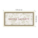 Mounted Canvas Belmont Distress White 20x10 2