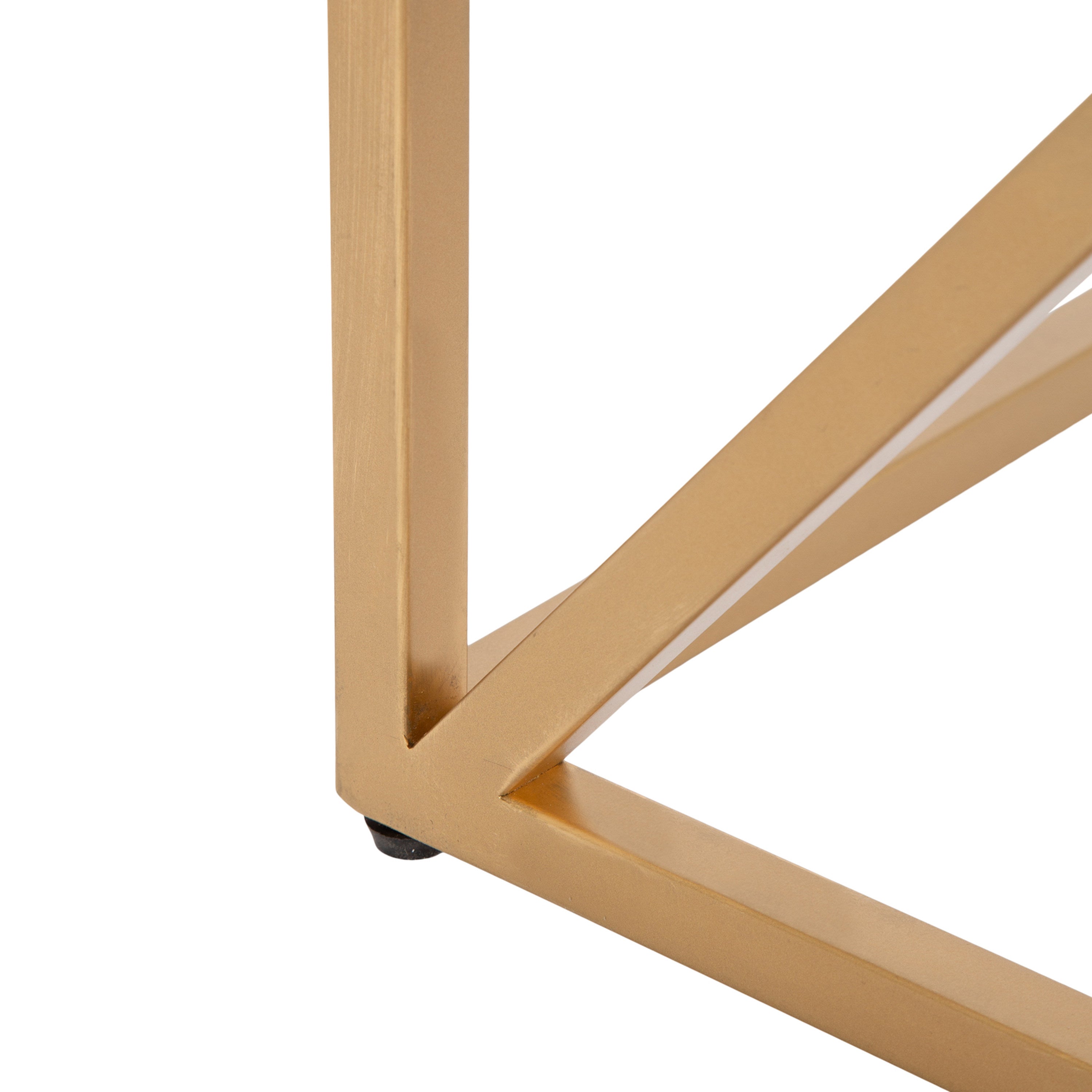 Kaya Wood and Metal Coffee Table
