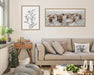 Framed Canvas Sylvie Natural 18x40 6