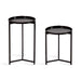 Plant Stand Black 2 Piece 6