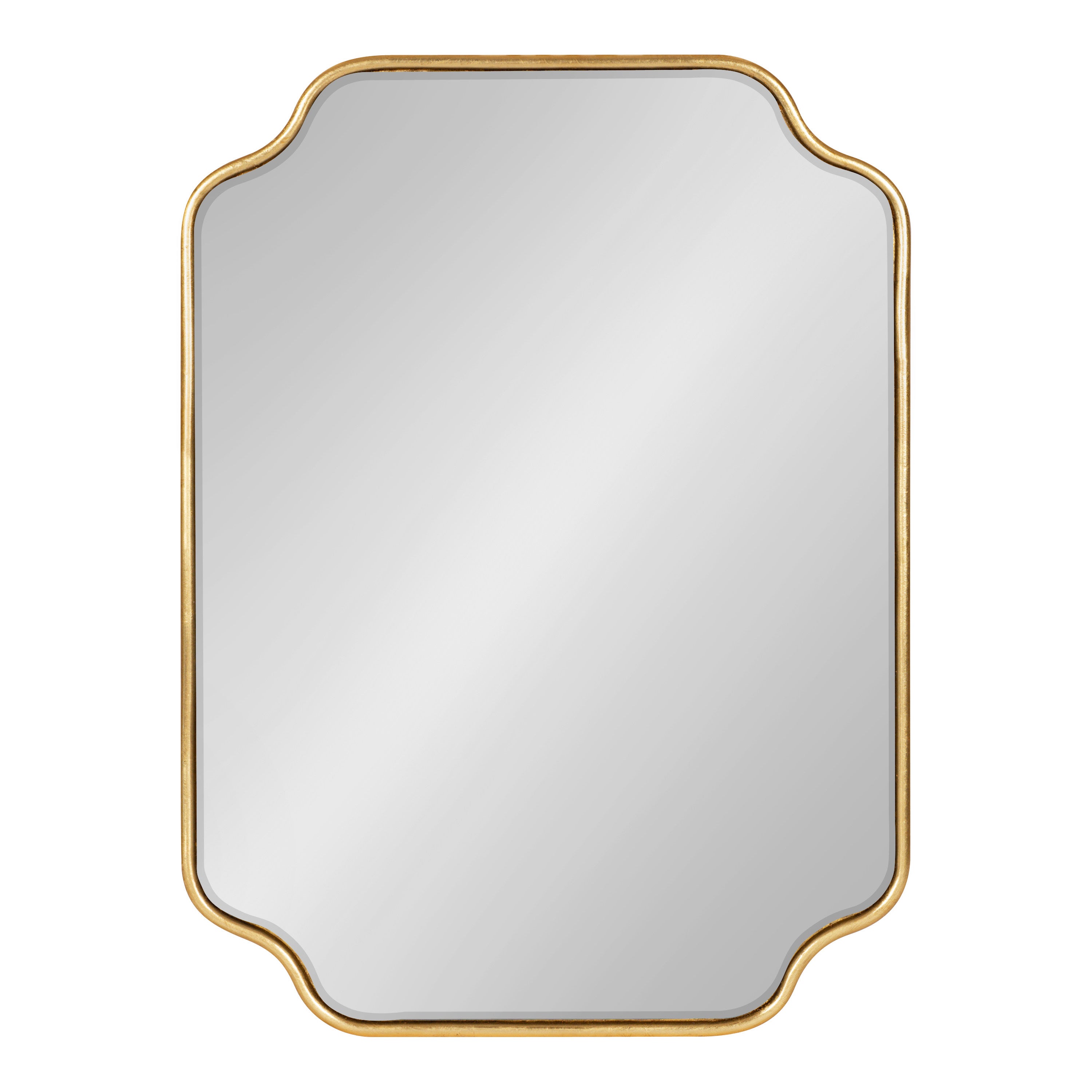 Scallop Mirror 18x24 Gold 2