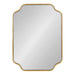 Scallop Mirror 18x24 Gold 2