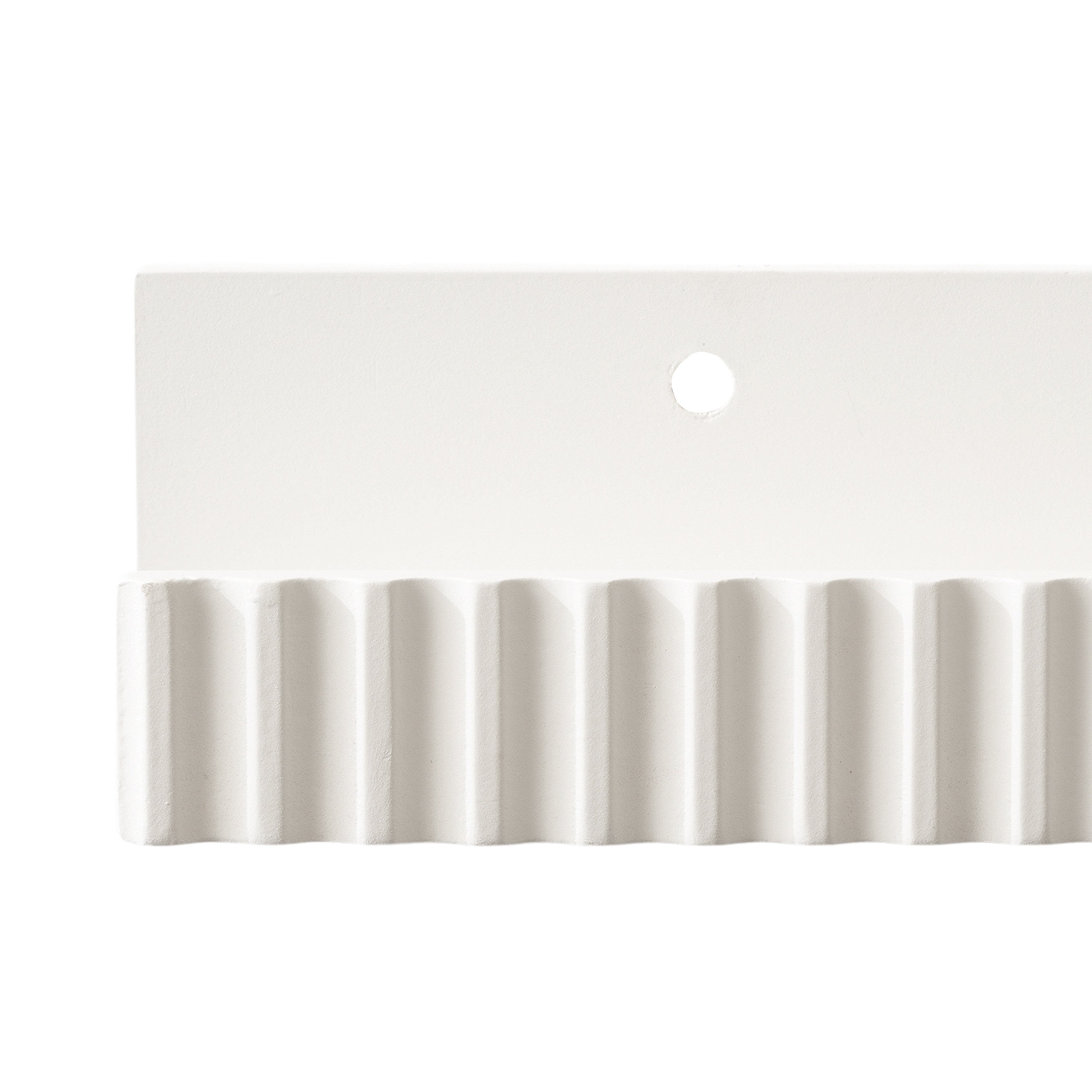 Floating Shelf White 2 Piece 24 Inch 4