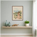 Framed Canvas Sylvie Walnut 18x24 5