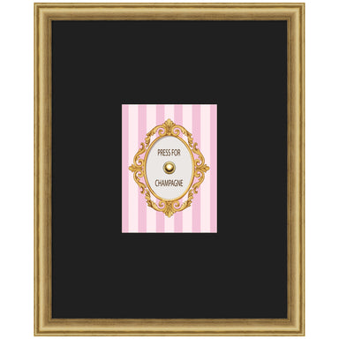 Framed Art 18x22 Salon Scoop Gold 1