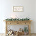 Mounted Canvas Belmont Distress White 20x10 6