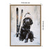 Framed Canvas Sylvie Dark Gold 18x24 2