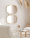Scallop Mirror 18x24 Gold 7