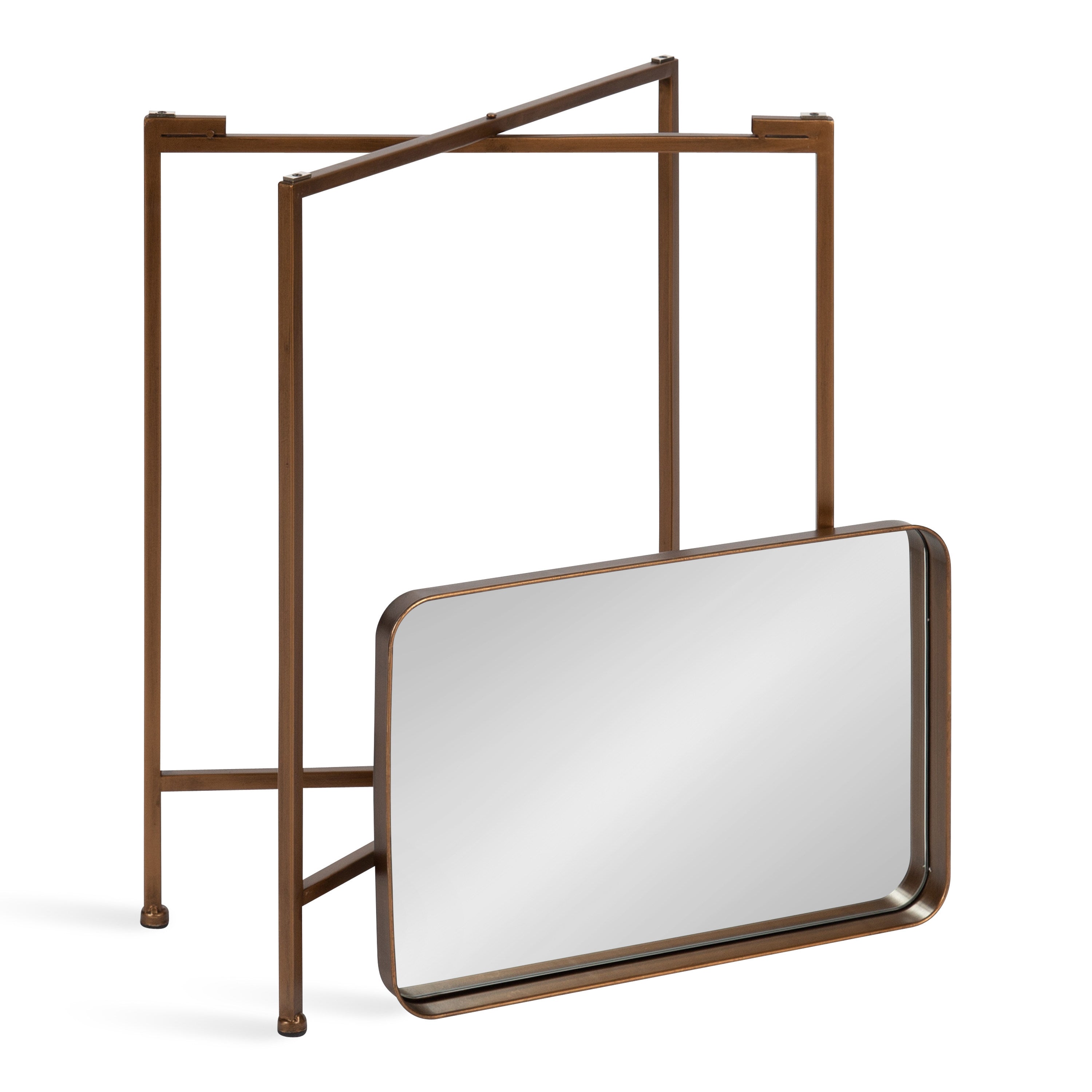 Side Table Bronze 18x12x26 4